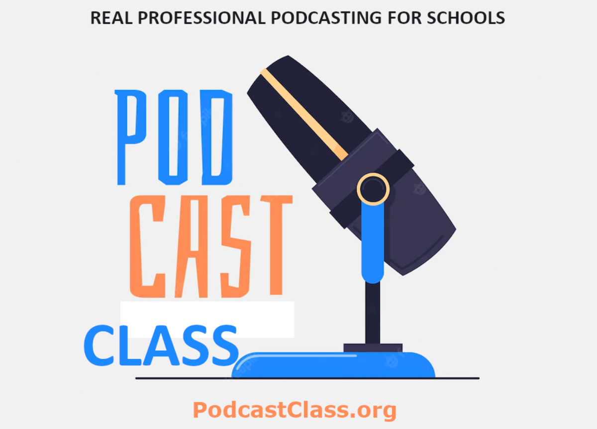 Podcasting equipment and training middle and high schools